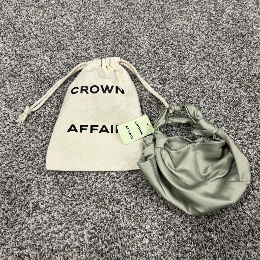 Crown Affair Green Mini Bag